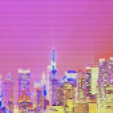 City dusk blur iPhone7 Wallpaper
