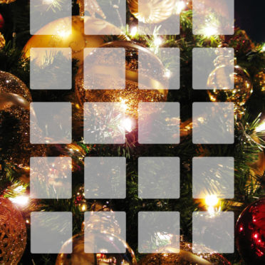 Shelf Christmas tree ash iPhone7 Wallpaper