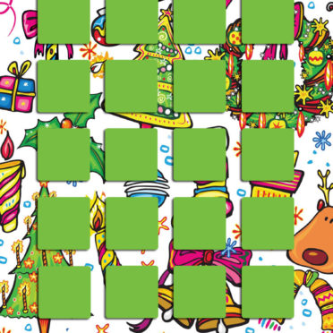 Shelf Christmas tree colorful green woman iPhone7 Wallpaper