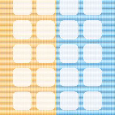 Pattern orange yellow blue shelf iPhone7 Wallpaper
