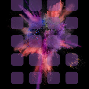 Explosion purple shelf cool iPhone7 Wallpaper
