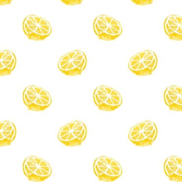 Pattern illustration fruit lemon yellow women for iPhone7 Wallpaper