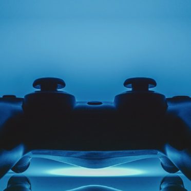 PS controller blue cool iPhone7 Wallpaper