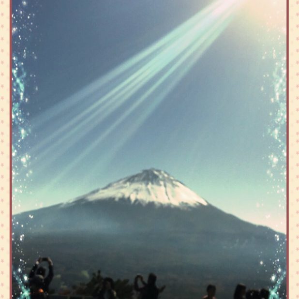 Mt. Fuji Observatory iPhone7 Plus Wallpaper