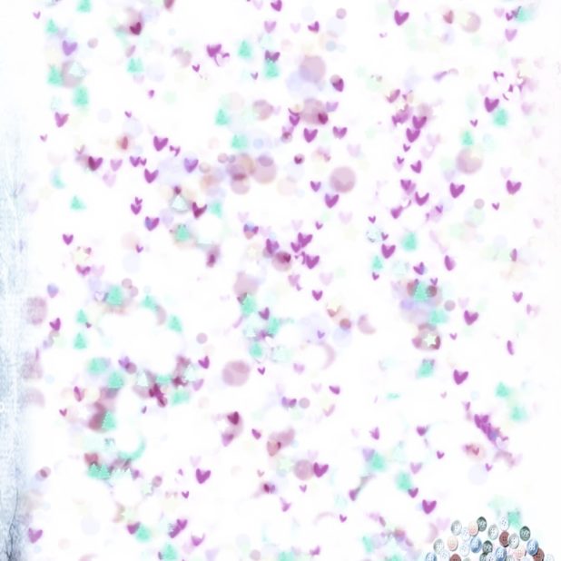 Heart purple iPhone7 Plus Wallpaper