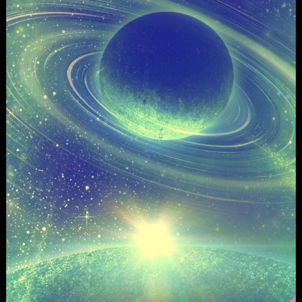 Planetary light iPhone7 Plus Wallpaper