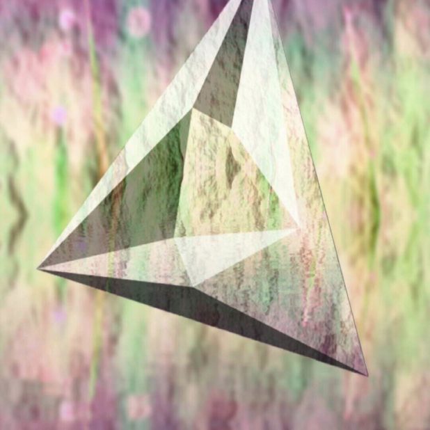 Triangular solid iPhone7 Plus Wallpaper