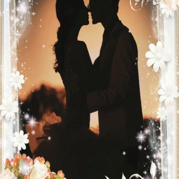 Kiss Couple iPhone7 Plus Wallpaper
