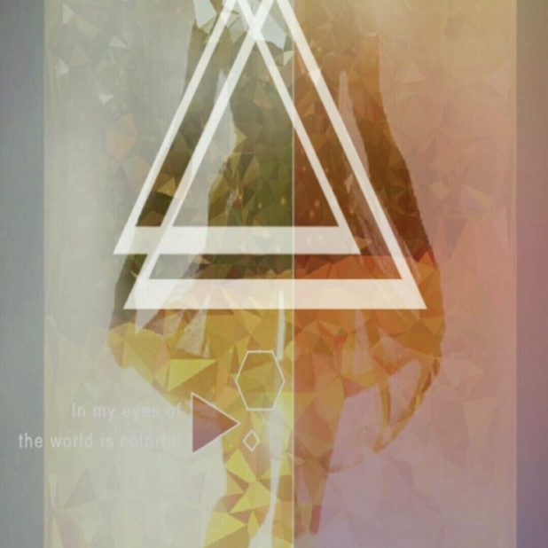 Silhouettes Triangular iPhone7 Plus Wallpaper