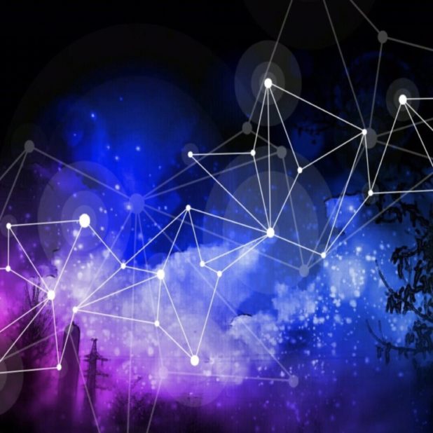 Night Sky Constellation iPhone7 Plus Wallpaper