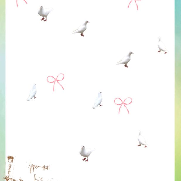 Bird letter iPhone7 Plus Wallpaper