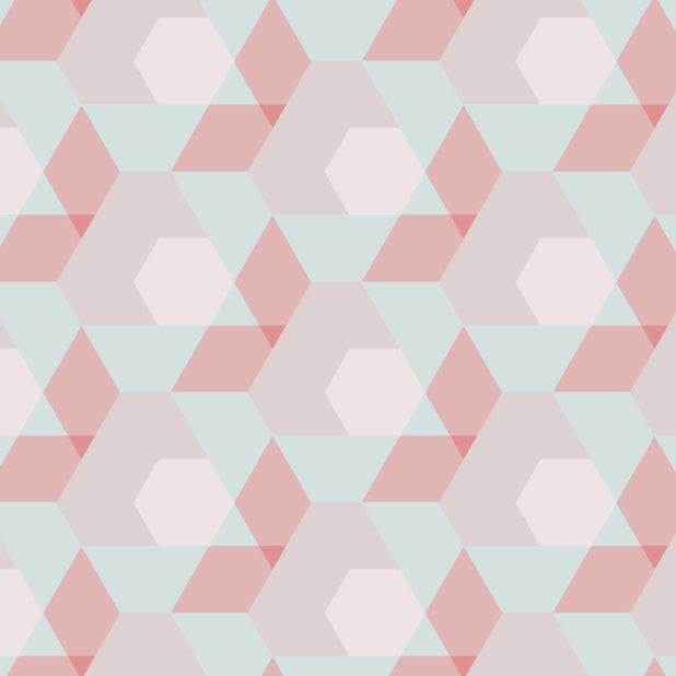 Geometric pattern Red Blue iPhone7 Plus Wallpaper