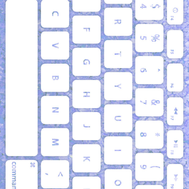 keyboard Blue Pale White iPhone7 Plus Wallpaper