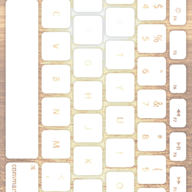 Sea keyboard Yellowish white iPhone7 Plus Wallpaper
