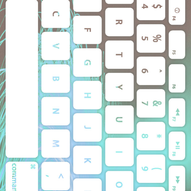 keyboard Pale white iPhone7 Plus Wallpaper