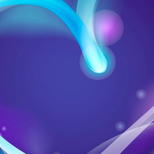Cute Purple Heart iPhone7 Plus Wallpaper