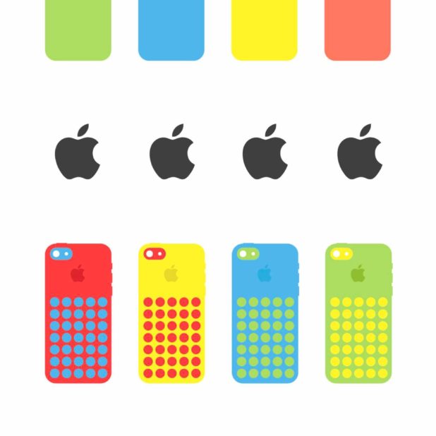 AppleiPhone5c colorful iPhone7 Plus Wallpaper