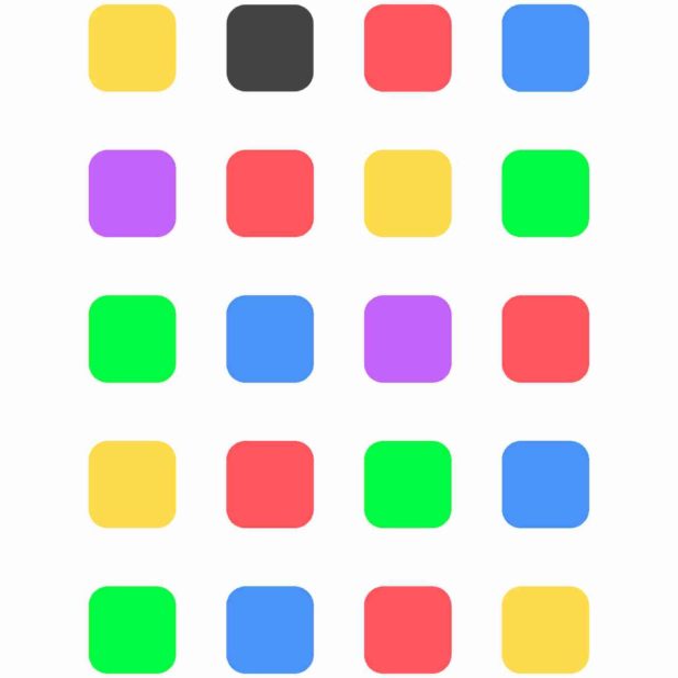 Shelf colorful simple iPhone7 Plus Wallpaper