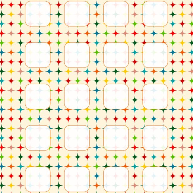 Pattern colorful shelf iPhone7 Plus Wallpaper