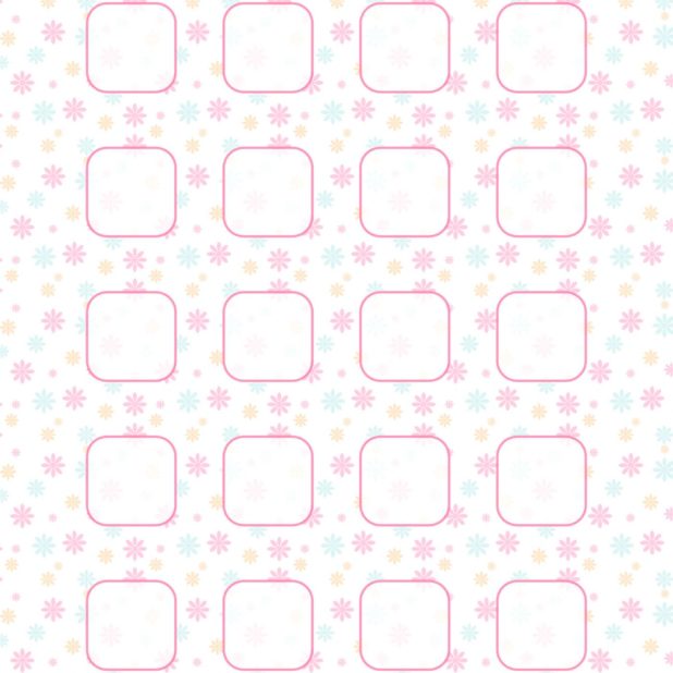 pink  flower  shelf  pattern for girls iPhone7 Plus Wallpaper
