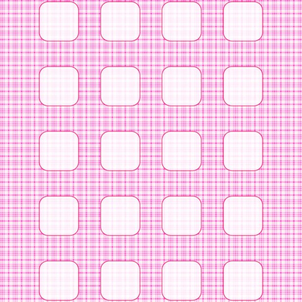 Pattern peach check shelf for women iPhone7 Plus Wallpaper