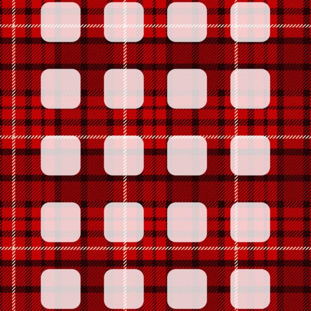 Check pattern  red  shelf iPhone7 Plus Wallpaper