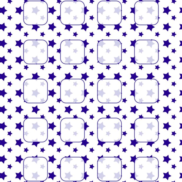 White star pattern blue navy blue shelf iPhone7 Plus Wallpaper