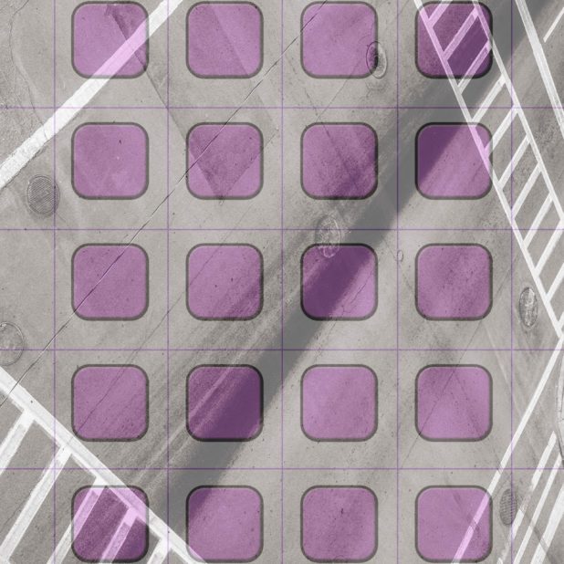 Cool purple shelf road iPhone7 Plus Wallpaper