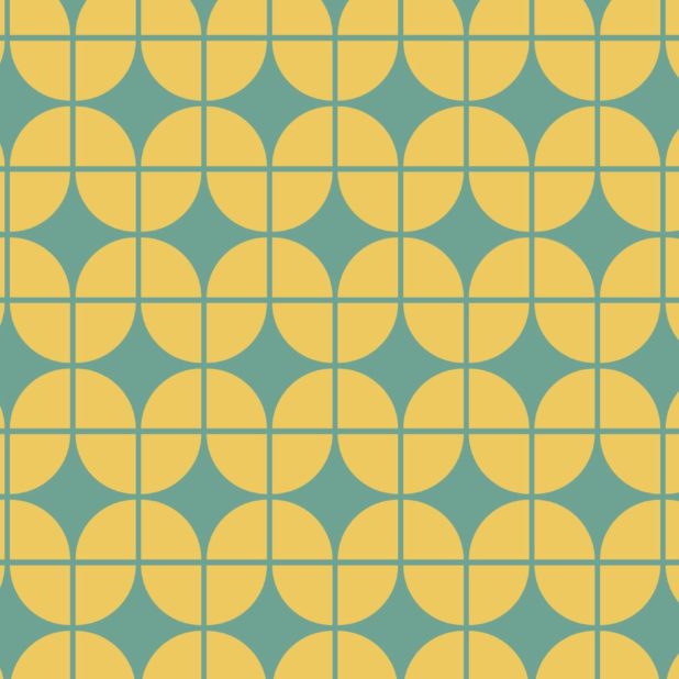 Pattern green yellow iPhone7 Plus Wallpaper