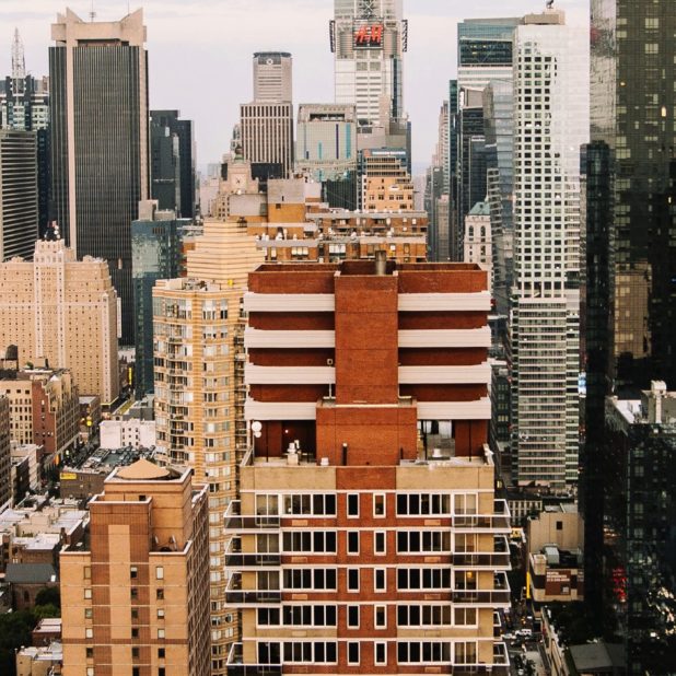 Landscape cityscape New York iPhone7 Plus Wallpaper