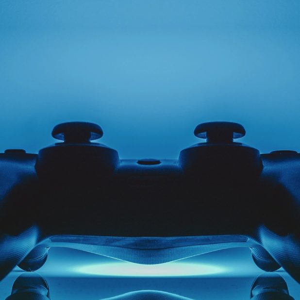 PS controller blue cool iPhone7 Plus Wallpaper
