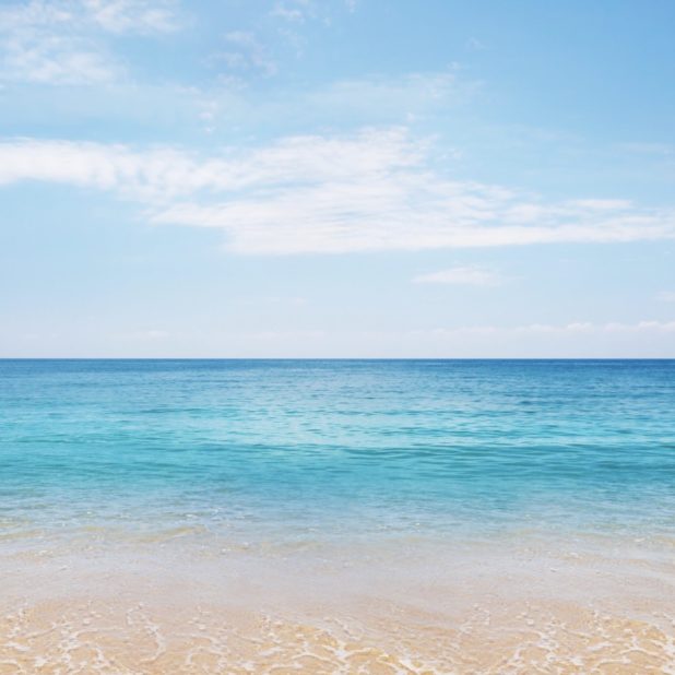 Air-sea landscape blue iPhone7 Plus Wallpaper