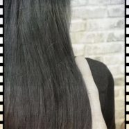 Brunet hair long hair iPhone8 Wallpaper