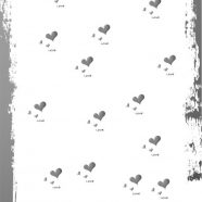 Heart gray iPhone8 Wallpaper