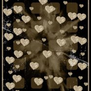 Heart Brown iPhone8 Wallpaper