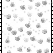 Heart monochrome iPhone8 Wallpaper