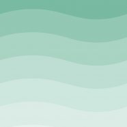 Wave pattern gradation Blue green iPhone8 Wallpaper