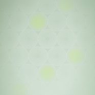 Pattern gradation circle Yellow green iPhone8 Wallpaper