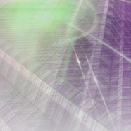 Gradient building Green iPhone8 Wallpaper