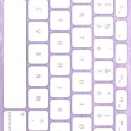 Wood grain keyboard Purple white iPhone8 Wallpaper