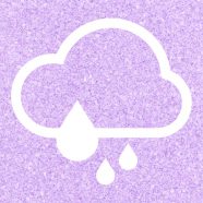 Cloudy rain Purple iPhone8 Wallpaper