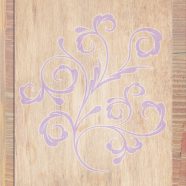 Wood grain leaves Brown purple iPhone8 Wallpaper