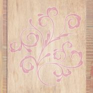 Wood grain leaves Brown red iPhone8 Wallpaper
