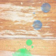 Wood grain waterdrop Brown Blue iPhone8 Wallpaper