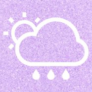 Sun Cloudy Purple iPhone8 Wallpaper