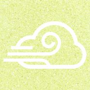 Cloudy wind Yellow green iPhone8 Wallpaper