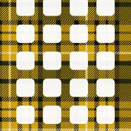 Pattern yellow black check shelf iPhone8 Wallpaper