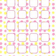 Polka dot pattern  pink ki shelf for women iPhone8 Wallpaper