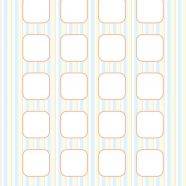 Pattern water yellow border shelf iPhone8 Wallpaper