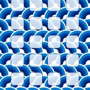 Pattern blue shelf iPhone8 Wallpaper